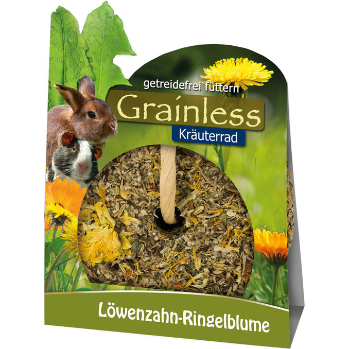 JR Farm Grainless Kräuterrad Löwenzahn-Ringelblume