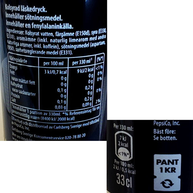 Pepsi Max Lime