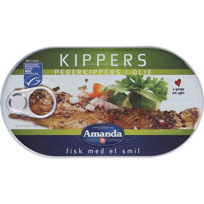Amandasea Kippers m. peber i olie