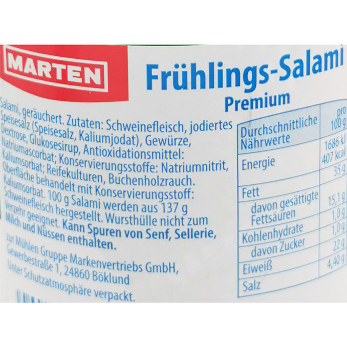 Marten Frühlings-Salami Premium