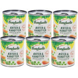Bonduelle Ärter & Små Morötter 6-pack