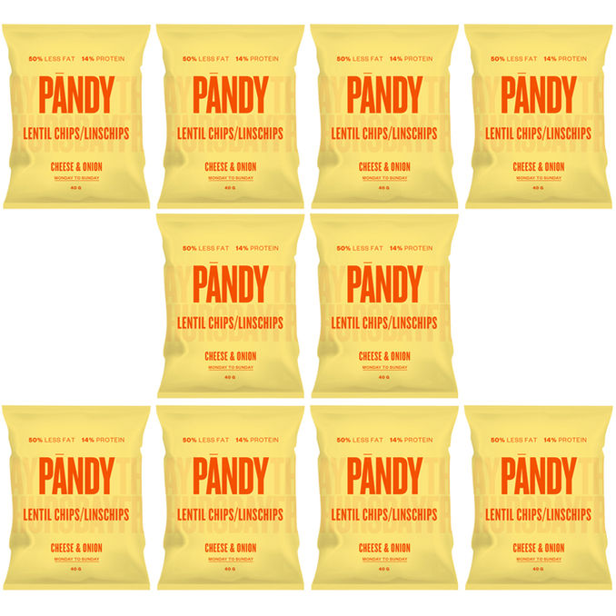 Pändy Lins Chips Ost & Lök 10-pack