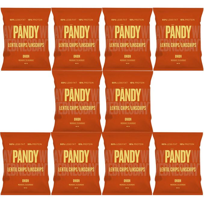 Pändy 10-pack Lins Chips Lök