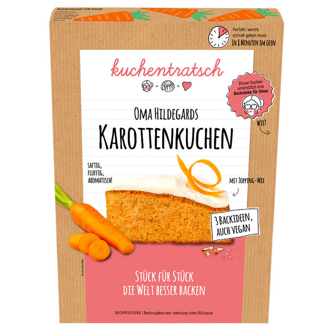 Kuchentratsch Oma Hildegards Karottenkuchen