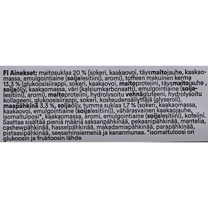 Gainomax Proteiinipatukka Peanut Fudge 15-pack