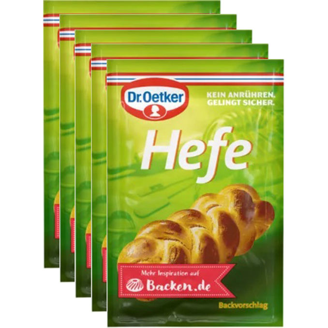 Dr. Oetker Hefe, 5er Pack