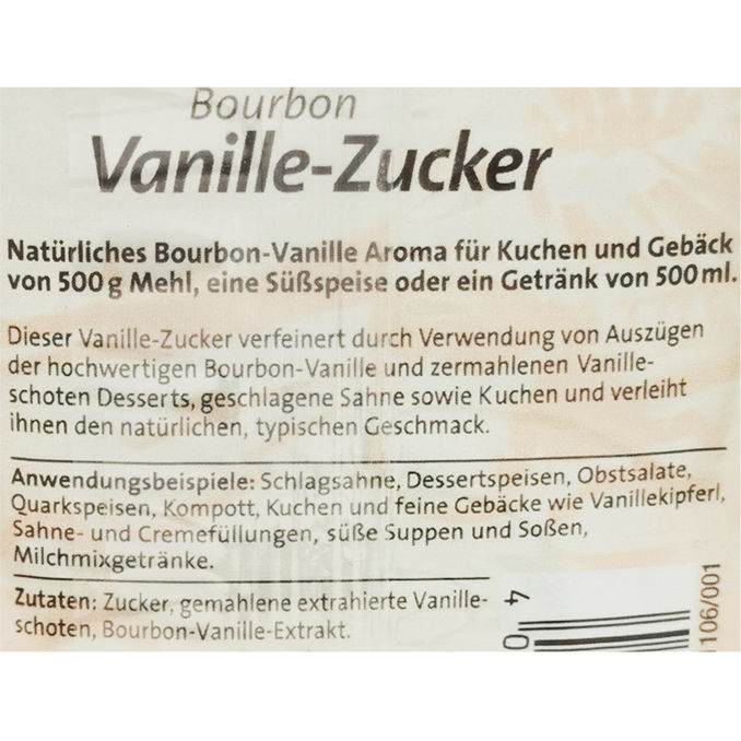 Dr. Oetker Bourbon Vanille Zucker, 3er Pack