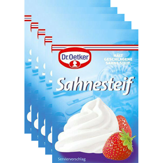 Dr. Oetker Sahnesteif, 5er Pack
