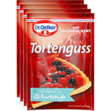 Dr. Oetker Tortenguss rot, 4er Pack