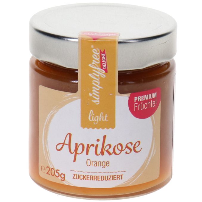 simplyfree Fruchtaufstrich Aprikose Orange