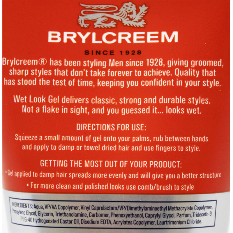Brylcreem Styling Gel Wet Look 150ML, 150ML from BRYLCREEM | Motatos