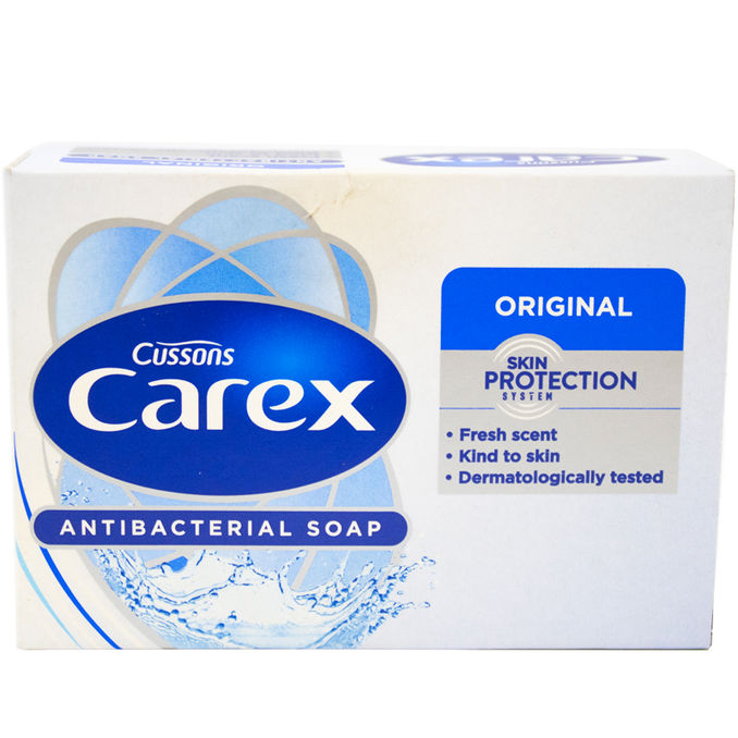 Carex Antibacterial Bar Soap Original 100g, 100G from CAREX Motatos