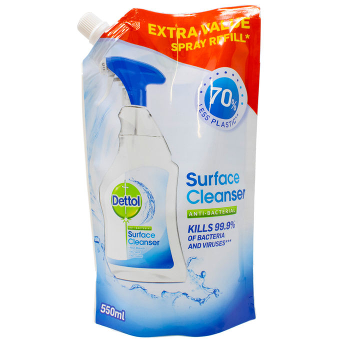 Dettol Surface Cleanser Spray Refill Pouch 500ml 500ml From Dettol Motatos