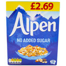 null Alpen Cereal No Added Sugar 550g