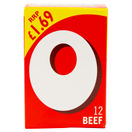 null Oxo Stock Cubes Beef 12's 71g