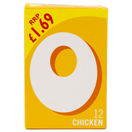 null Oxo Stock Cubes Chicken 12s 71g