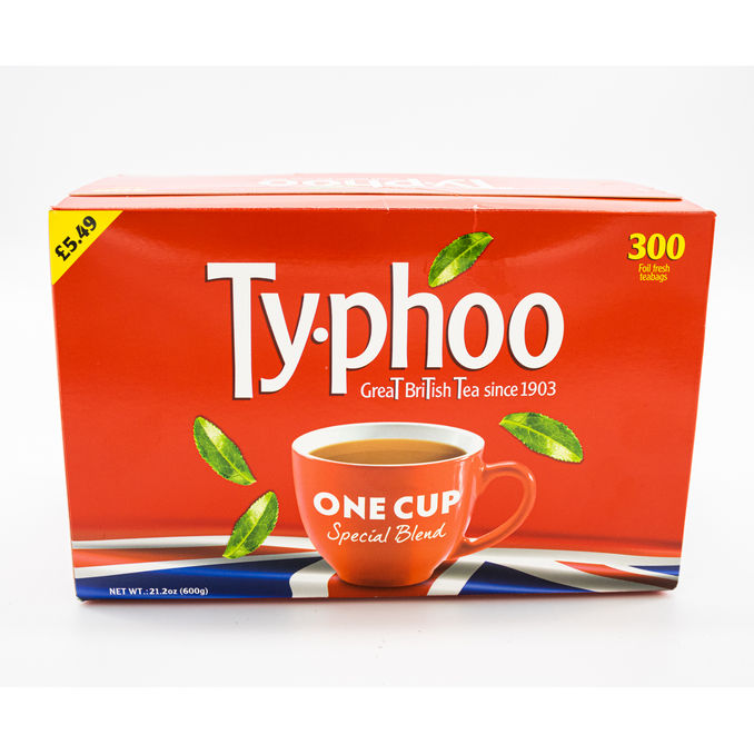 Typhoo Tea Bags One Cup 300's, 300PCS from Typhoo Motatos