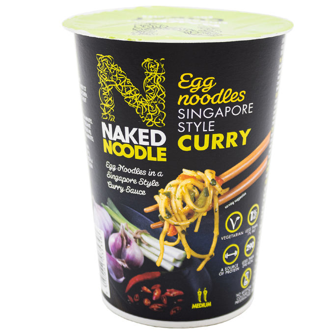 Naked Noodle Singapore Curry Noodle 78g Pot, 78G from Naked Motatos