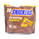 null Snickers Creamy Peanut Butter Pouch x 10 bars 182g