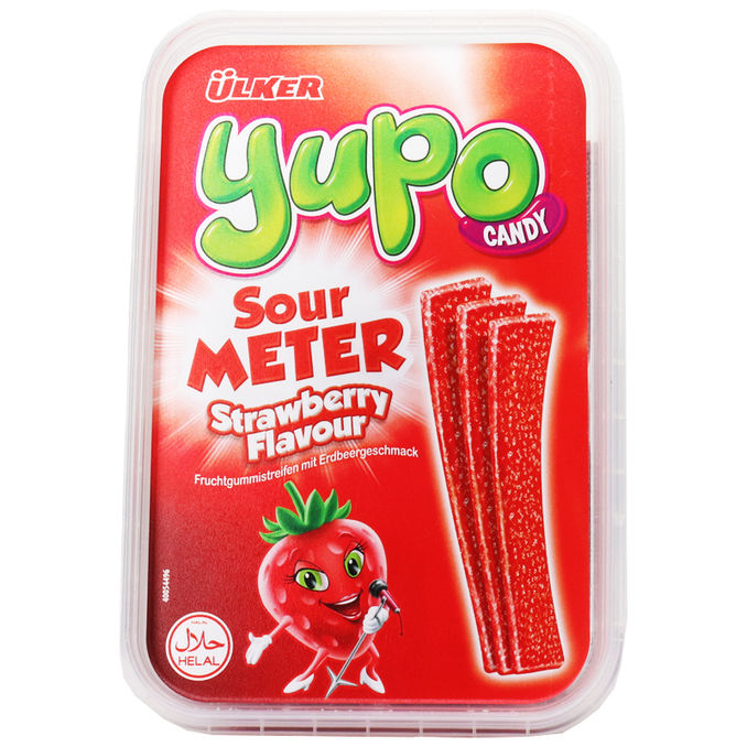Ülker Yupo Fruchtgummistreifen Erdbeere