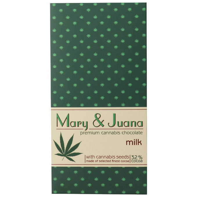 Euphoria Mary & Juana Milchschokolade mit Hanfsamen