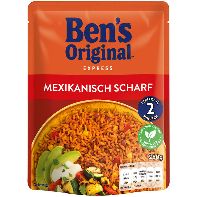 Ben's Original Express Reis Mexikanisch Scharf