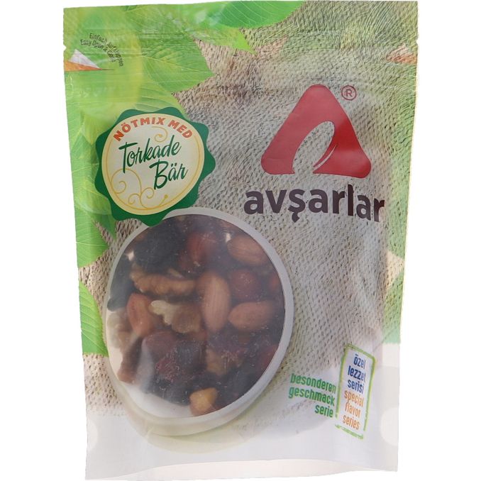 Avsarlar Nötmix Torkade Bär 200g