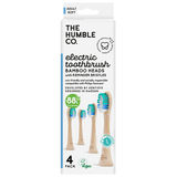 The Humble Co. Tandbørstehoveder Bambus Sonicare kompatible 4-pak