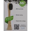 Zutaten & Nährwerte: The Humble Co. Aufsätze Elektrische Zahnbürste Sensitive (Bambus), 4er Pack