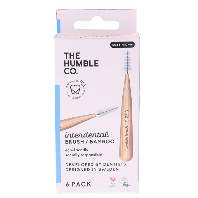 The Humble Co. Mellemrumstandbørster 0,6 mm 6-pak