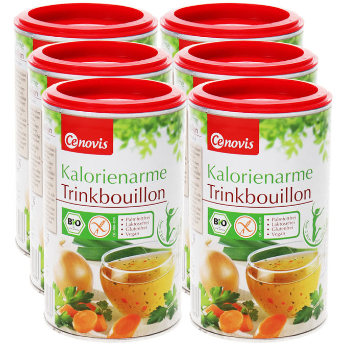 Cenovis BIO Kalorienarme Trinkbouillon, 6er Pack