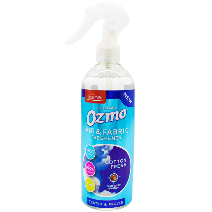 Ozmo Spray 3 In 1 Air & Fabric Deodoriser Delicate Petals 400ml, 400ML