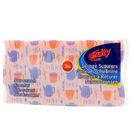 null Multy Sponge Scourers Non Scratch Printed 3 Pack
