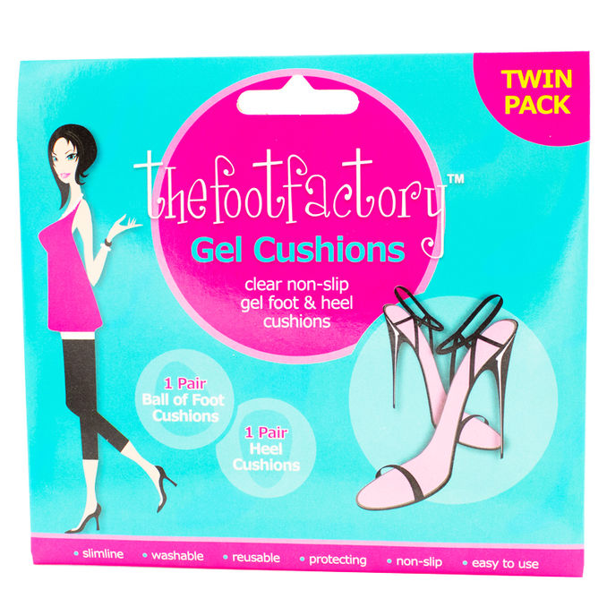 The Foot Factory Gel Foot Cushions Twin Pack, 2PCS from The Foot