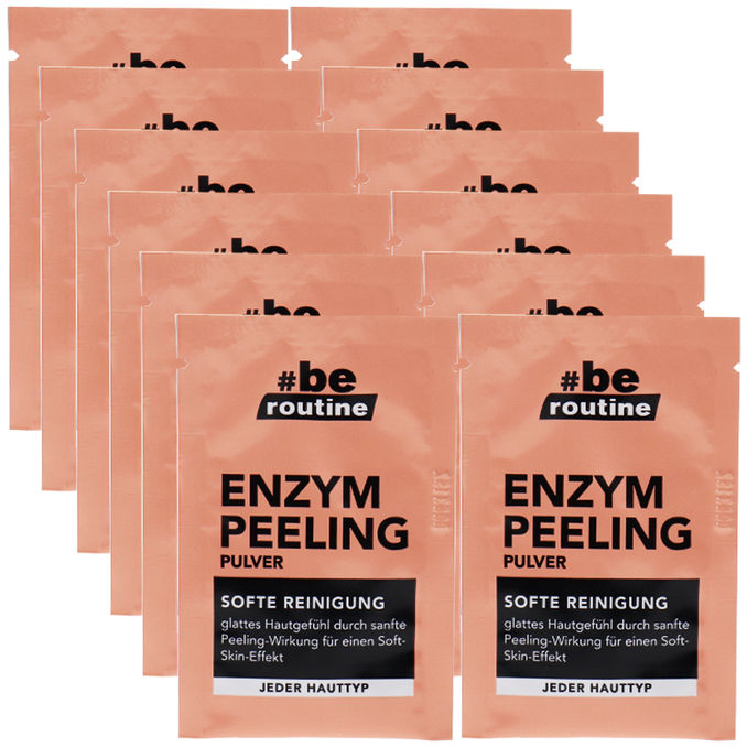 #be routine Enzym Peeling, 12er Pack