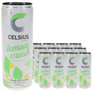 Celsius 12-pak Lemon Crushed Sukkerfri Energi Preworkout Drink 7 vitaminer