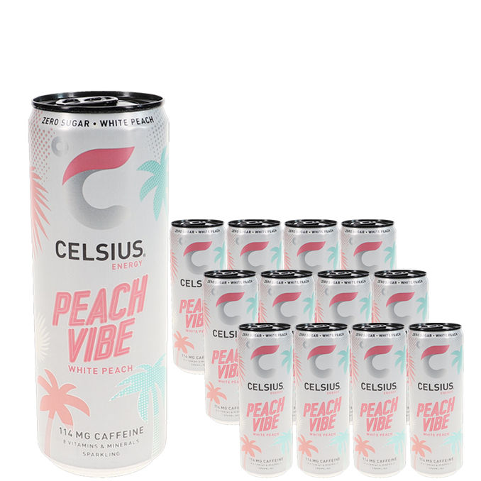 Celsius Peach Vibe 12-pack