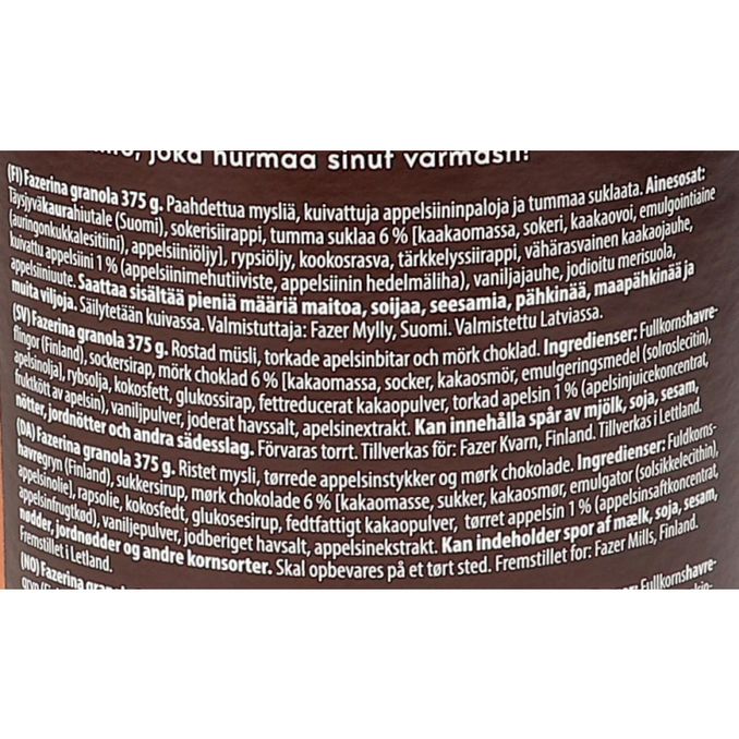 Fazerina Granola