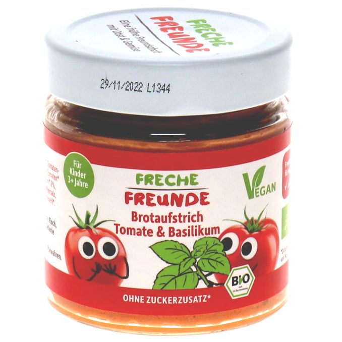 Freche Freunde BIO Brotaufstrich Tomate & Basilikum