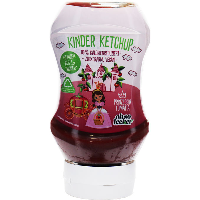 OHSO Lecker Kinderketchup Prinzessin Tomatia, zuckerarm
