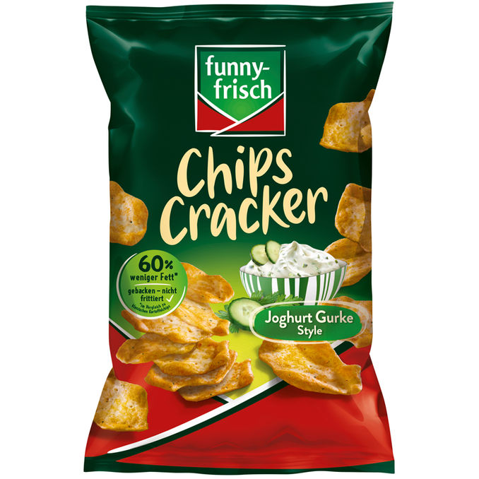Funny Frisch Chips Cracker Joghurt Gurke Style