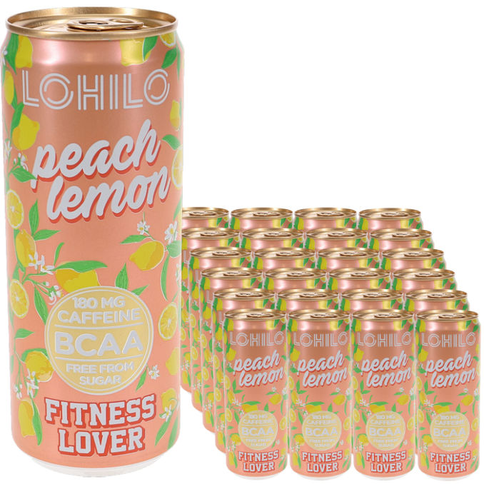 Lohilo Peach & Lemon 24-pack
