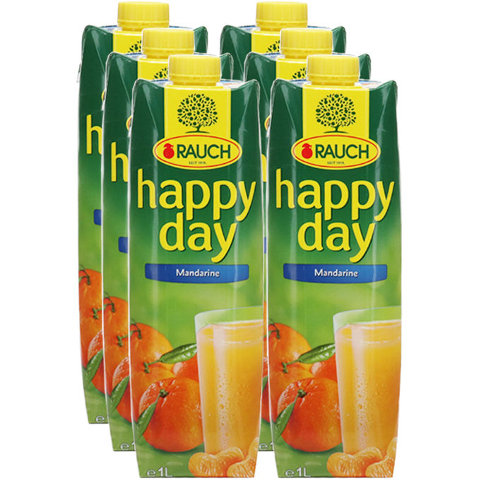 Rauch Happy Day Mandarine, 6er Pack