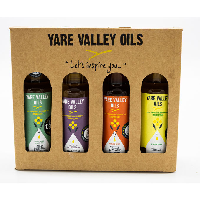 Yare Valley Oils Let's Inspire You Selection Box, 4 x 100ML from Yare