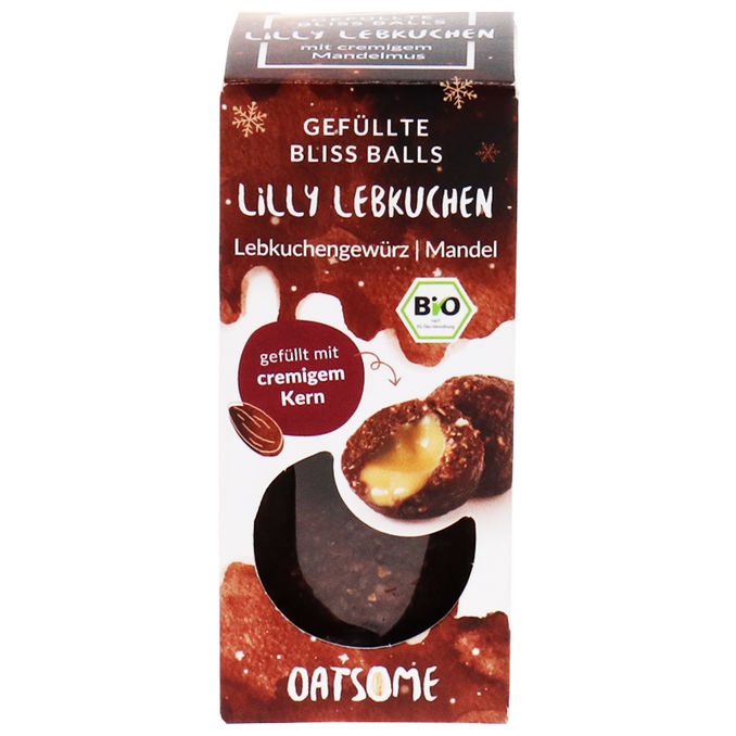 Oatsome BIO Gefüllte Bliss Balls Lilly Lebkuchen