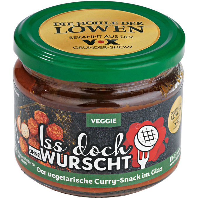Iss doch Wurscht Currywurst-Snack Vegetarisch