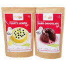simplyfree Kuchenbackmischung Fluffy Lemon Light & Dark Chocolate Light