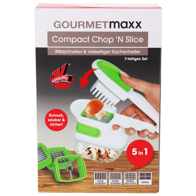 MAXXMEE Multi-Schneider Compact Chop 'N Slice, 7-teiliges Set