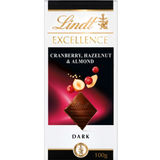 Lindt Mörk Choklad Cranberry, Hazelnut & Almond