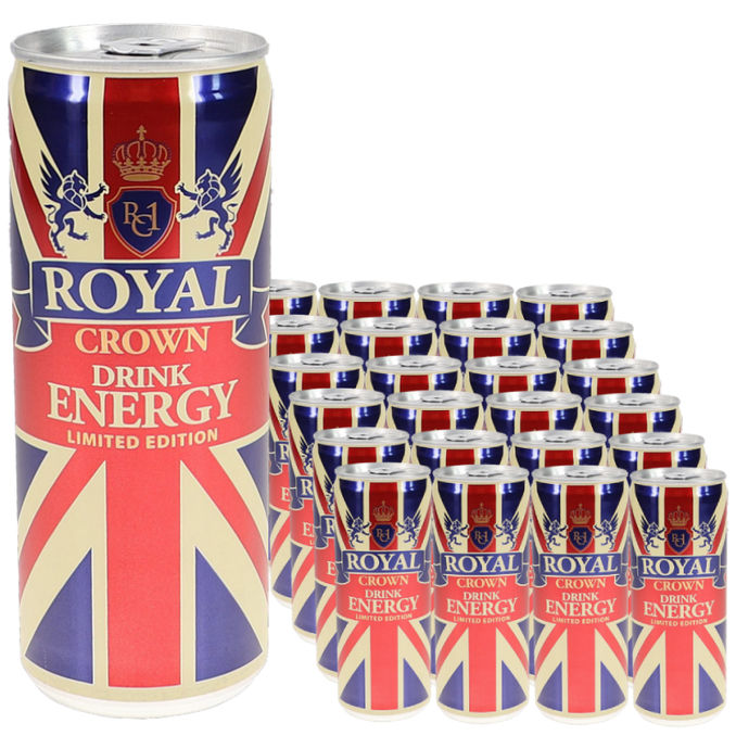 Royal Crown Energidryck 24-pack Slimcan